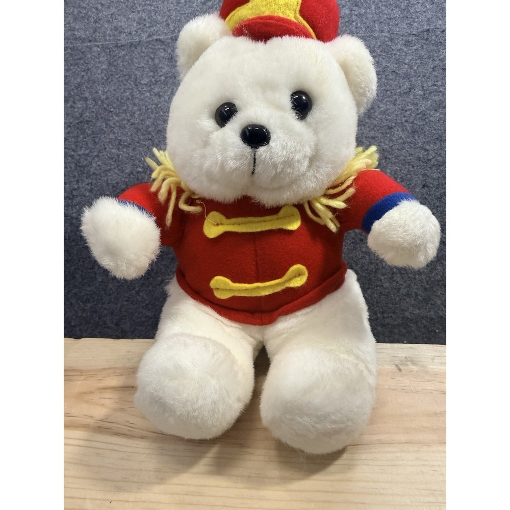 Vintage Linfey Toys Co. Ltd. Toy Soldier Teddy Bear Plush 9‎ Inch